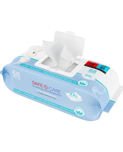 Safe&Care chusteczki do pielęgnacji dla dorosłych XXL, 68 sztuk